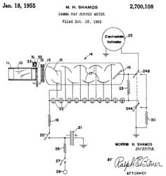 2700108
                          Gamma ray survey meter, Morris H Shamos,
                          Chatham Electronics, 1955-01-18