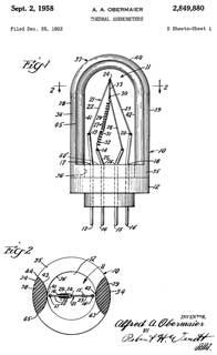 2849880 Thermal
                    anemometers, Alfred A Obermaier, Illinois Testing
                    Laboratories, 1958-09-02