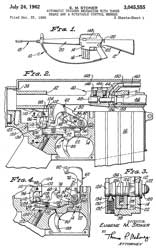 3045555
                      Automatic trigger mechanism with three sears and a
                      rotatable control member, Eugene M Stoner,
                      Fairchild Engine and Airplane Corp ArmaLite,
                      App:1959-12-22, Pub: 1962-07-24