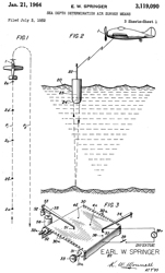 3119090 Sea
                        depth determination air survey means, Earl W
                        Springer, Navy, App: 1952-07-03