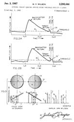 3296444
                          Optical target sensing device using variable
                          density filters, Marlin Van Wilson, Martin
                          Marietta, 1967-01-03, - Fundamental Laser
                          Target Designator