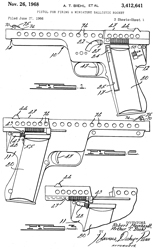 3412641 Pistol
                      for firing a miniature ballistic rocket, Arthur T
                      Biehl, Mainhardt Robert, MB Associates,1968-11-26
