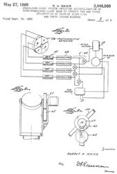 3446980
                          Stabilized sight system employing
                          autocollimation of gyro-stabilized light beam
                          to correct yaw and pitch orientation of
                          coupled sight line and servo system mirrors,
                          Rudolf H Meier, Philco Ford Corp,1969-05-27
