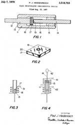 3518753 Glass encapsulated semiconductor
                    devices, Paul J Heidenreich, Motorola, 1970-07-07, -
                    Double Plug glass package
