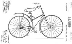 439128 Safety bicycle, George B. Durkee,
                  1890-10-28