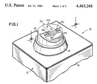 Kaz Mfg.
                  patent 4463248 Warm Steam Vaporizer