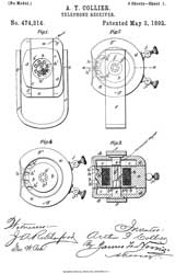 474214 Telephone
Receiver, Arthur T. Collier, 1892-05-03
