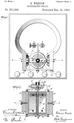 511005
                      Telegraphic relay, E Weston, 1893-12-19, Model
                      30?