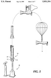 5951354 Toy
                      rocket, Lonnie G. Johnson, Johnson R&D,
                      1999-09-14