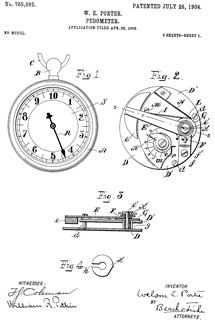 765992
                      Pedometer, Wilson E. Porter, 1904-07-26, 235/105