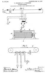 873083
                      Telegraphone, Valdemar Poulsen, Peder Olof
                      Pedersen, American Telegraphone, 1907-12-10