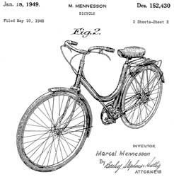 D152430
                            Bicycle, Marcel Mennesson, 1949-01-18 -
