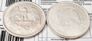 1865 &
                  1875 US Silver Dollars Back
