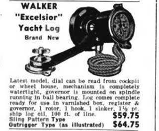 Walker Ship's Log Sling Pattern