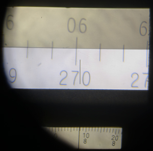 Wild T2 theodolite vertical circle with
                  micrometer set