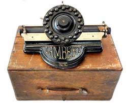 640208 Type-writer, Frank Lambert, 1900-01-02, -