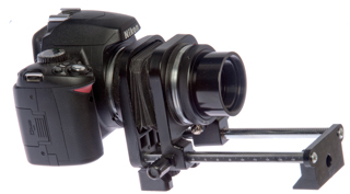 Nikon 10X CF
                  Plan objective with home made tube lens