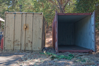 20' shipping
                    Container as delivered