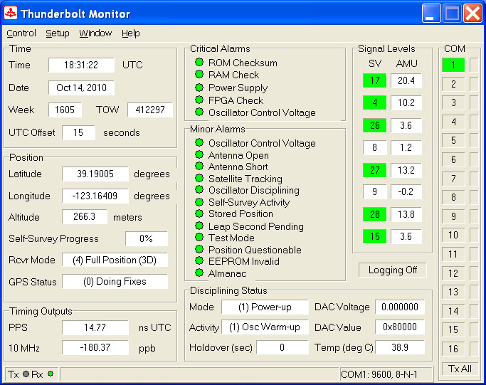 Thunderbolt Not in
      Normal Mode