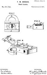 151748
                      Seal-Locks, Franklin W. Brooks, 1874-06-09