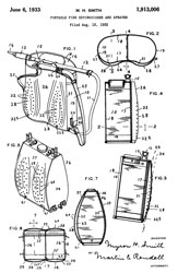 1913006
                      Portable fire extinguisher and sprayer, Myron H
                      Smith, D B Smith & Company Inc, Jun 6, 1933