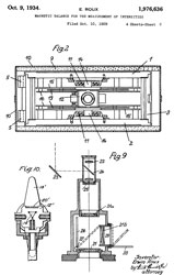 1976636
                              Magnetic balance for the measurement of
                              intensities