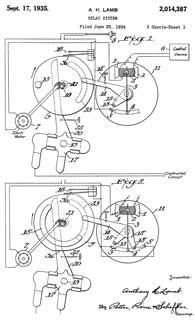 2014387 Relay
                      system, Anthony H Lamb, Weston Electric Instrument
                      Corp, 1935-09-17