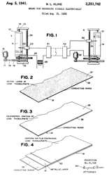 2251742 Means
                      for recording signals electrically, Bernard L
                      Kline, Western Union,App: 1935-08-31