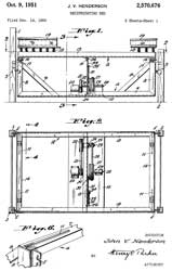 2570676 Reciprocating bed, John V Henderson,
                  1951-10-09, - Magic Fingers