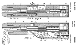 2624241 Gun
                      action, John L Hill, 1953-01-06