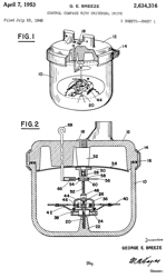 2634316 Control
                      compass with universal drive, George E Breeze,
                      Navy, App: 1946-07-23