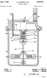 2644243 Control
                      compass, George E Breeze, Russell I Mason, Navy,
                      App: 1944-11-20