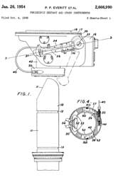 2666990 Periscopic sextant and other instruments,
                  Everitt Philip Francis, Jamieson George Robert, Kelvin
                  Hughes Ltd, 1954-01-26