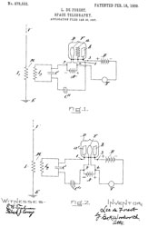 879532 Space
                      telegraphy, Lee De Forest
