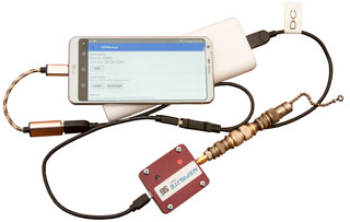 Cables for
                  WSPRlite OTG configuration & starting