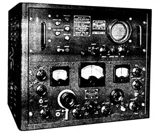 Navy RBY-1
                  Spectrum Scope over Hallicrafters SX-28 receiver
