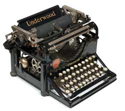 Underwood Typewriter No. 1