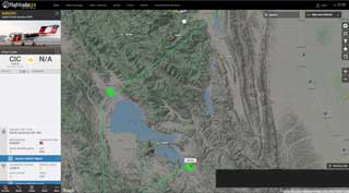 2020 July 7
                  3 Fires - FlightRadar24