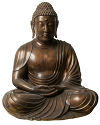 Bronze Buddha
                    1 meter tall