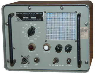 Control Electronics
                  Co. VHF-UHF Frequency Calibrator, Model 121