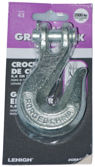 5/16"
              Chain Grab Hook