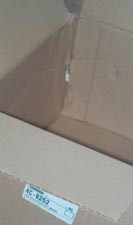 Enco Shipping Box Hole
                  and Dent