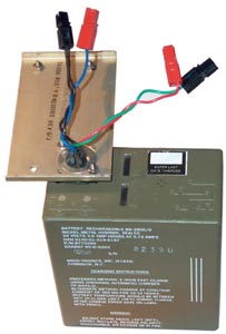 modified Fair Radio 5590 battery plug