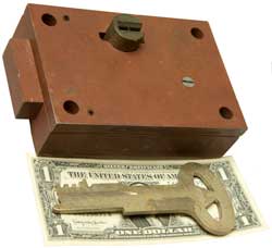 Folger Adam
                      Jail Lock & very big Key