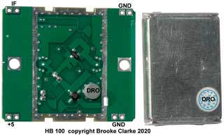 HB 100 10
                        GHz Doppler Module