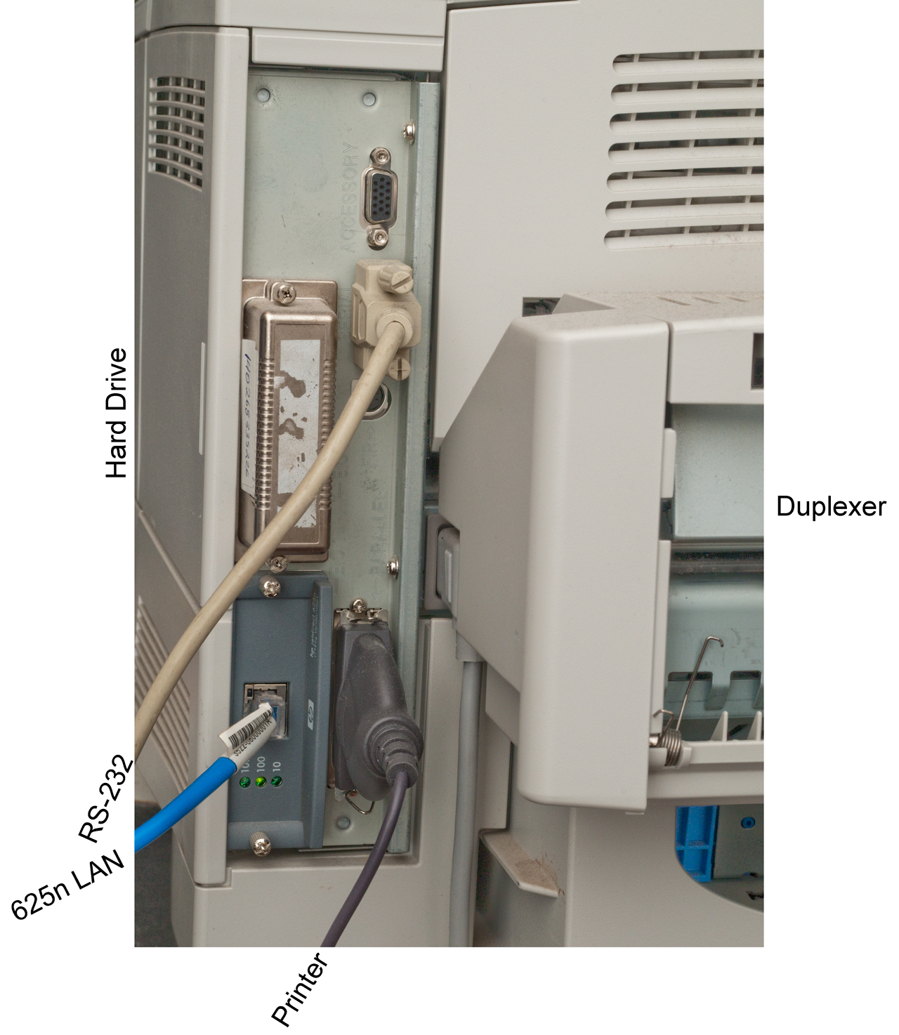 use a usb parallel printer cable to install hp 4050 laser printer