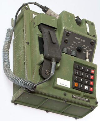 KY-68 Secure Field
                  Phone Front 3/4 View