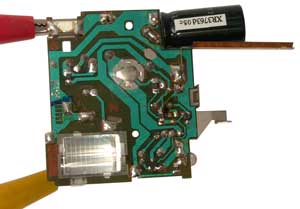 Kodak single use
              camera Flash PCB Front