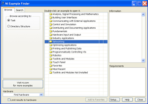 LabVIEW Example Finder opens - meaning
                      LabVIEW can connect to the web.