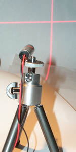 Laser Module
                  with "X" reticle